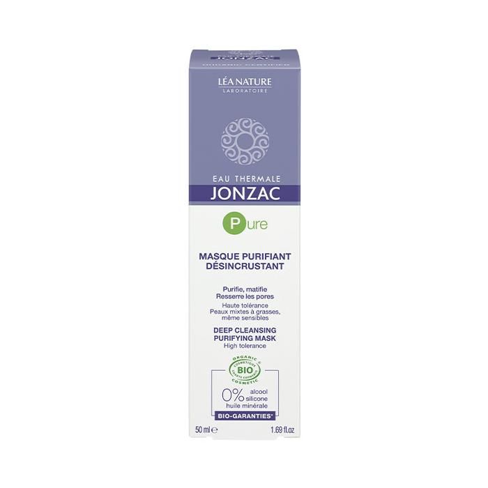 Eau Thermale Jonzac Pure Masque Purifiant Désincrustant Bio 50ml
