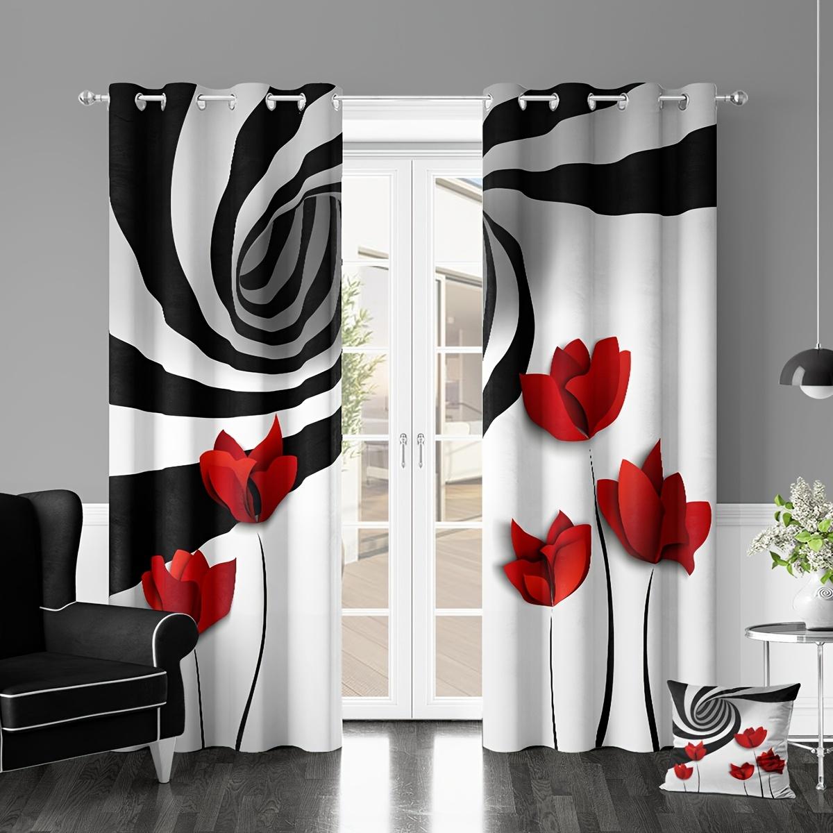 

Golden Peacock Curtain Study Space Kitchen Living Room Space Dorm Rod Pocket Top Window Panel Drapes Bedroom Accessories Home Decor W50 X H130(CM)X2&Grommet Top