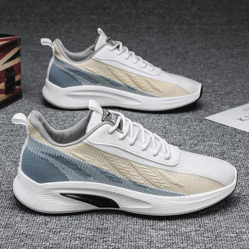 Men'S Sports Shoes Fashion Casual Sneakers Summer Breathable Black Running Man Shoe Tenis Masculino Non-Slip