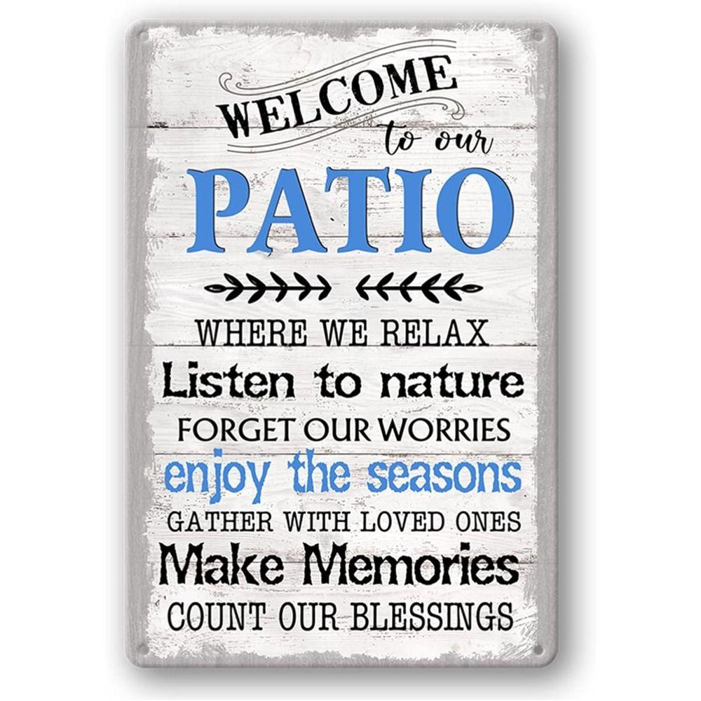 Vintage Style Metal Tin Sign Decorative Wall Poster