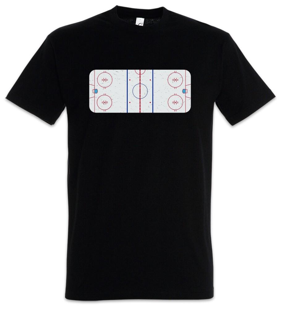 

Icehockey Field T-Shirt Player Passion Love Addiction Hockey Game Stick M