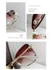 New Women's Cross-Border Fashion Rhinestone Sunglasses - Trendy UV Protection Korean Style