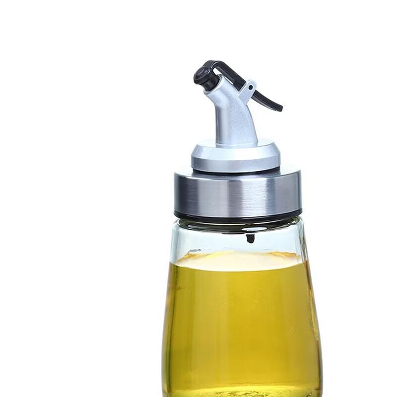 ZISIZ Press-Type Quantitative Glass Oil Dispenser, 200ml Set