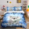 Koala Holding Eucalyptus Leaves. Bedding Sets Duvet Cover Sets Duvet Covers Pillowcases(1 * Duvet Cover 2 * Pillowcases Without Duvet Insert)