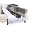 Great Dane In Your Face Dog Throw Blanket Shaggy Furry Soft Blanket for Bedroom Living Room
