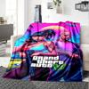 Grand Theft Auto Blanket Soft Warm Cozy Perfect for Office Picnics Bedding Four Seasons Multipurpose Stylish Decor