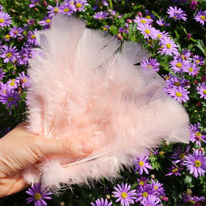 50Pcsdiy Handmade Feathers Flat Turkey Feathers Large Head Piece Feathers, Mask Decorative Clothing Material