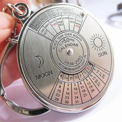 50 Years Perpetual Calendar Keyring Keychain Ring
