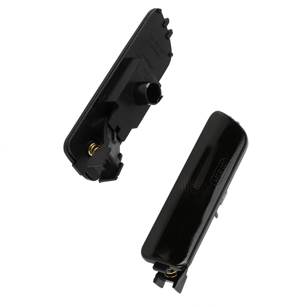 1 Pereche Semnalizator Lateral de Bară Fumuriu Carcasă pentru MK4 617215181853 (Negru)