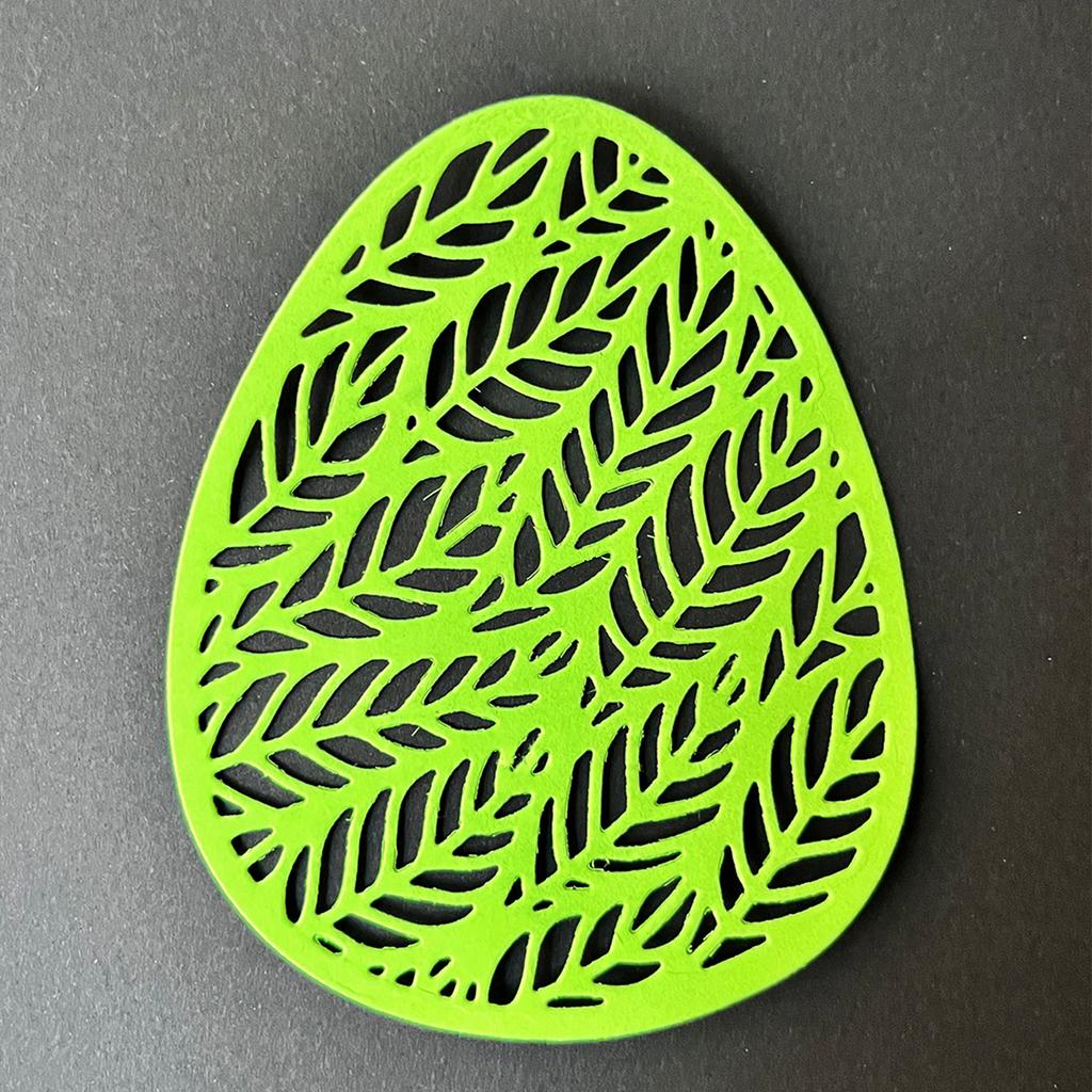 Easter Egg Cutting Template Carbon Steel Mold Cutting Dies Stencil Die Cuts for Card Making Wheat Egg Embossing Stencil