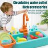 Bambini Lavello da cucina Giocattoli Simulazione Lavastoviglie elettrica Mini Cucina Cibo Giochi di imitazione Casa Set di giocattoli Giochi di ruolo per bambini Giocattoli per ragazze