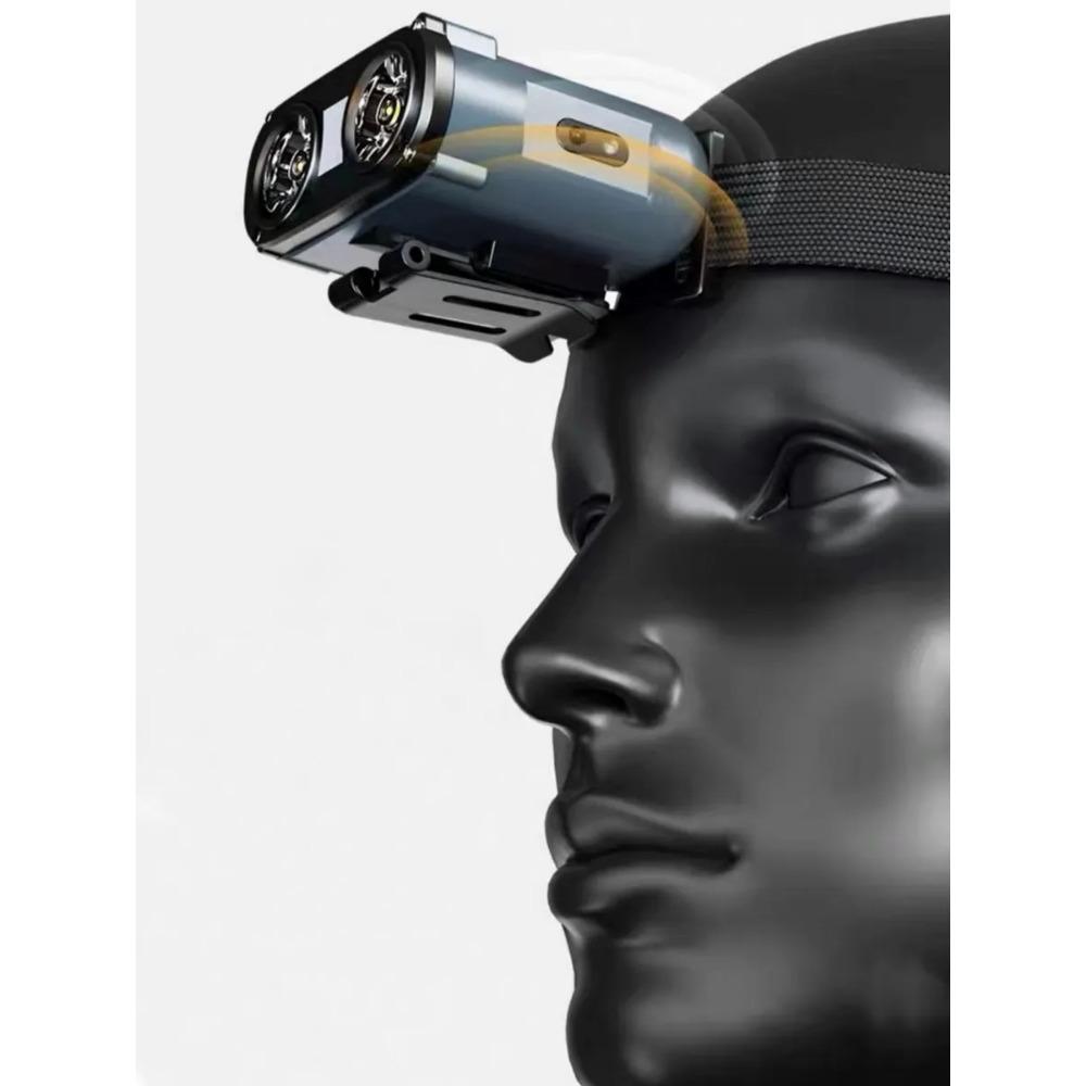 Ultra Bright Rechargeable Headlamp LED Sensor Head Torch Clip On Cap Light Waterproof  Flashlight Outdoor Camping Fishing Lamp