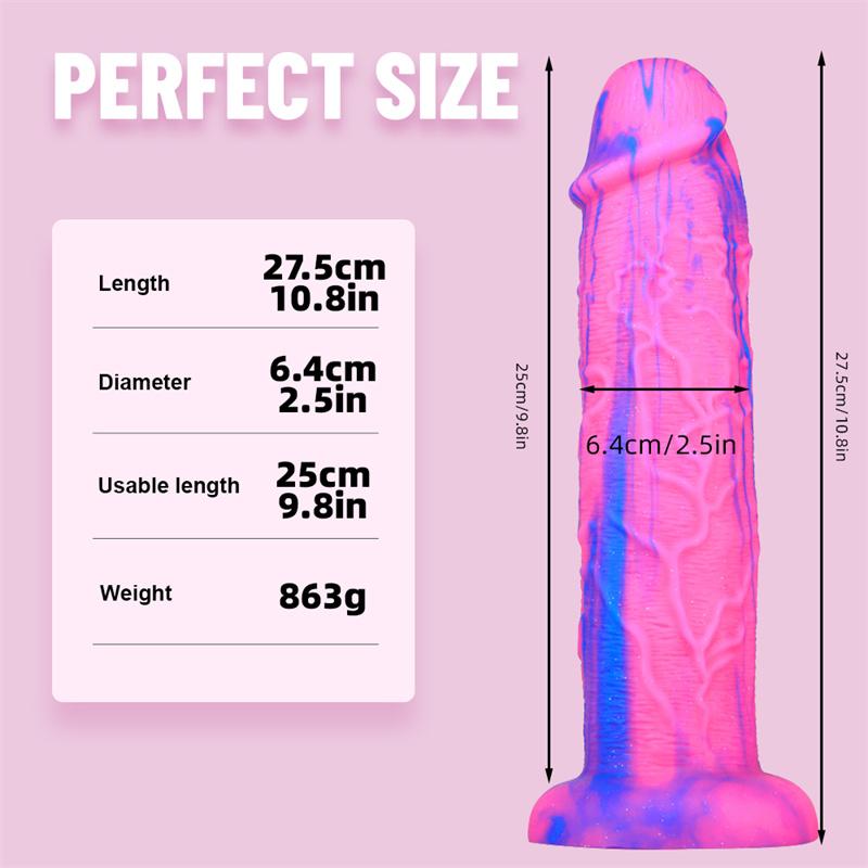 Żeński magiczny korzeń płynny silikonowy kolor Symulacja Big Penis Horse Cock Dildo Produkty dla dorosłych