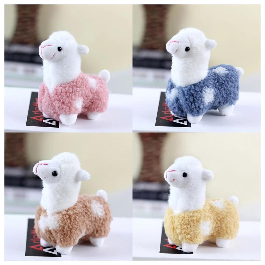 Szybka Dostawa Alpaka i Jagnię Pluszowa Zabawka Wisiorek do Plecaka Brelok dla Kobiet