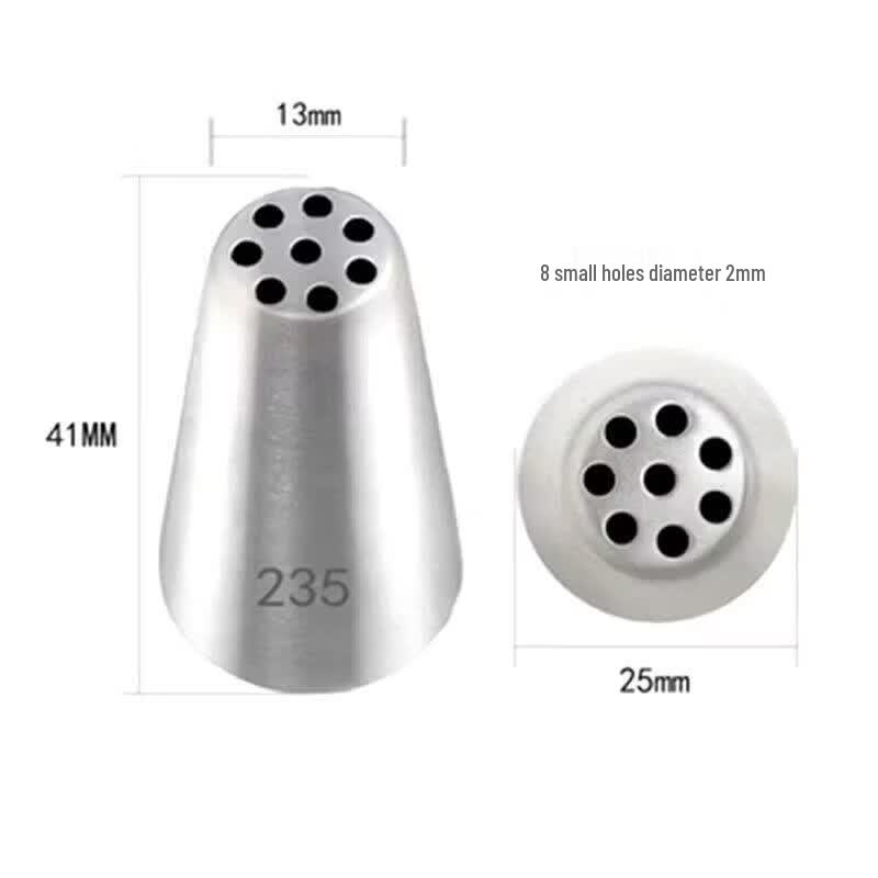 Thickened Disposable Piping Bag & Nozzle Set