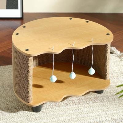 Cardboard Cat House for Cats To Grind Paws Rest and Play Thickened Material Home Decor