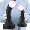 Curved Mushroom Head  Oversized Anal Plug  Dildo  Upward Curved  Liquid Silicone Men's Harem  Simulated Massage  Masturbation Manual