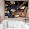 Baseball Print Tapestry, Backdrop, Easy Setup, Ideal for Bedroom, Office & Living Room, with Aesthetic Wall Hanging Decor.