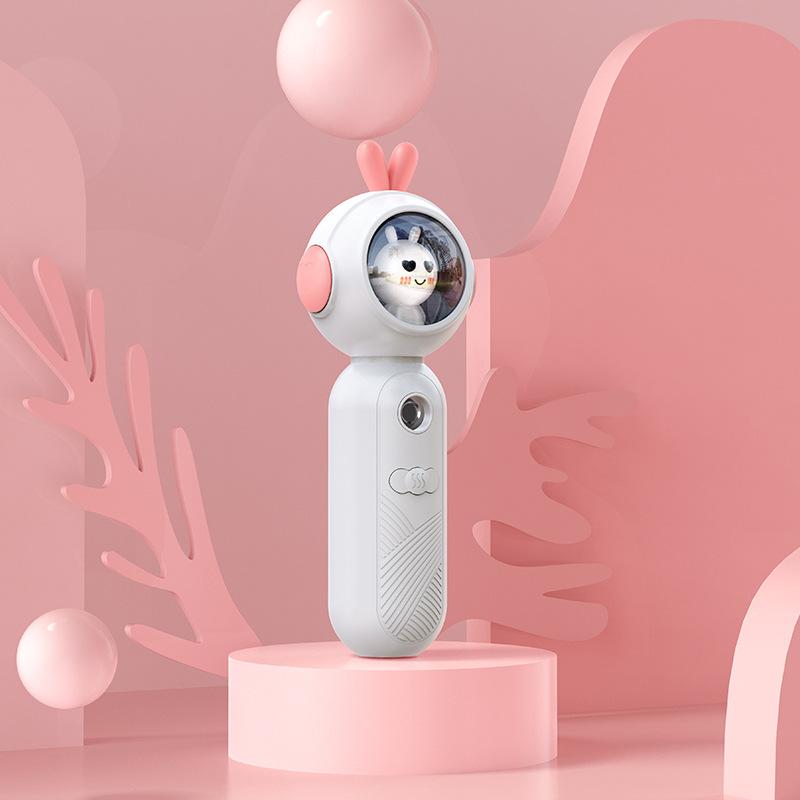 Lovely Rabbit Facial Humidifier Moisturizing Device Mini Portable Rechargeable Perfume Aroma Diffuser Face Mist Maker Fogger
