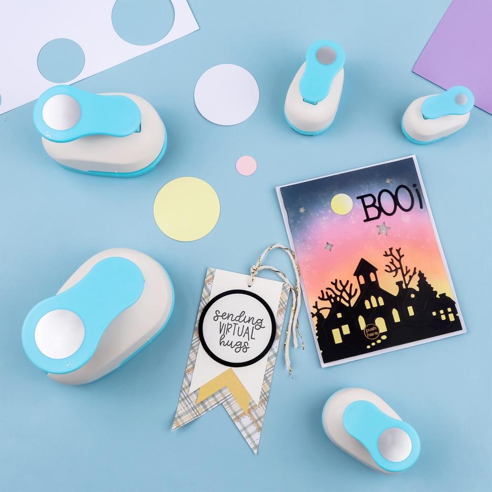 Circle Paper Punch - Create Perfect Circles for Handmade Craft Projects - Ideas for Scrapbooking, Card Making, DIY Photo Albums