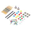 Electronics Components Kit Resistors LEDs Switch Potentiometer Compatible with for Raspberry Pi