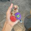 Creative Cartoon Pickleball Paddle Keychain Ornament - Fun Unisex Backpack Pendant Gift