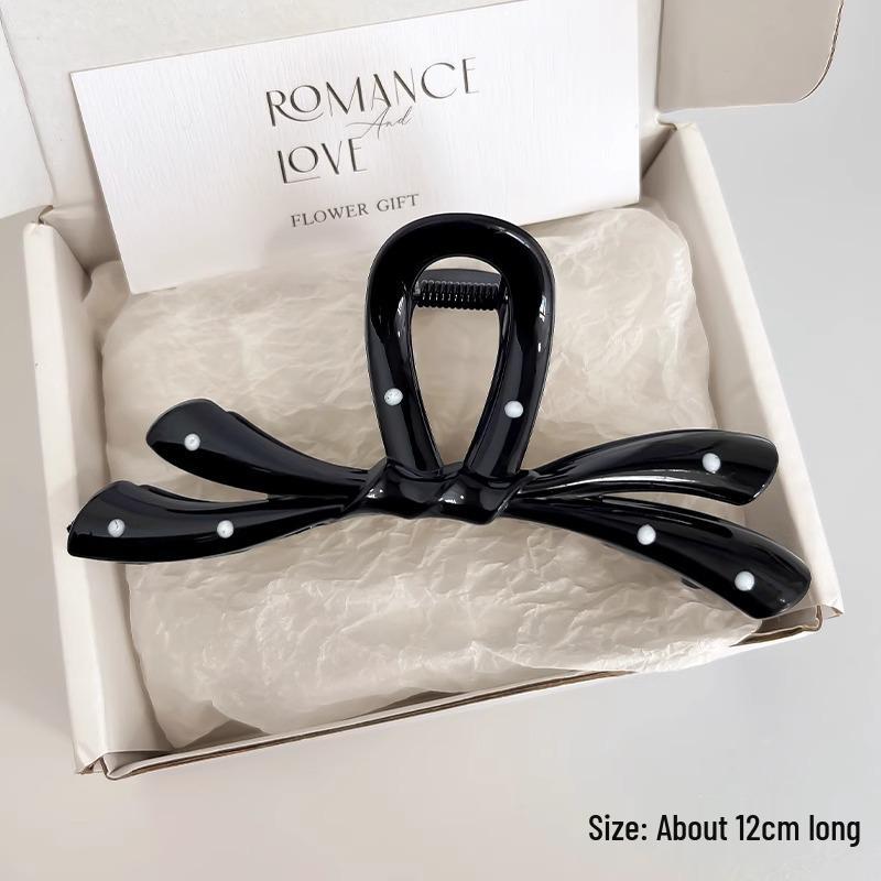 Großer französischer Retro-Klammer-Haarclip für elegante Damenfrisuren.