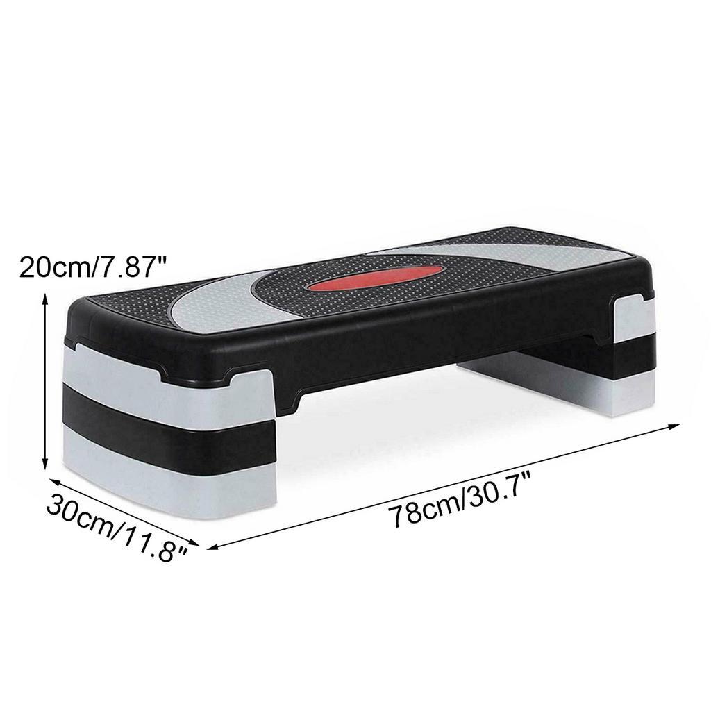 5,2 кг Фитнес Аэробный степ Тренажерный зал Тренировка Упражнение Фитнес Аэробный степ Оборудование Регулируемый Нескользящий Кардио Йога Педаль Степпер