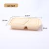 Eco-Friendly Corn Starch Disposable Compartment Lunch Boxes