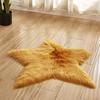 Machine Washable Modern Faux Fur Rug - Dirt-Resistant Living Room/Bedroom Mat