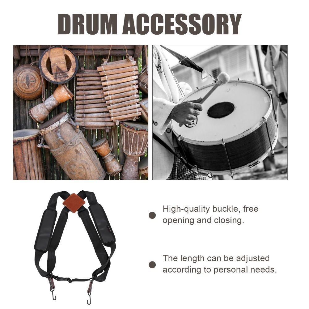 Thickened Padded Djembe Shoulder Straps Replacement Hand Drum Belt  Musical Instrument