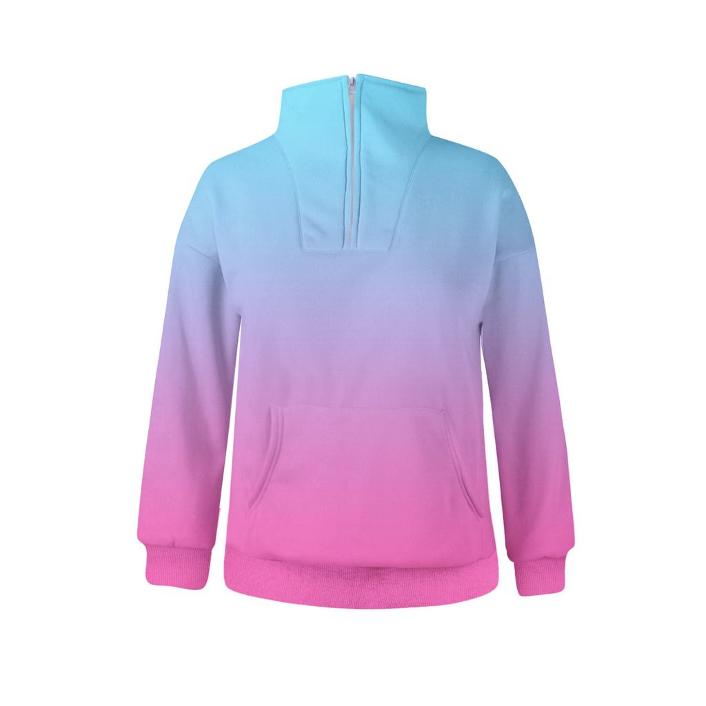 Girls Half Zip Sweatshirt Zip Pullover Sweatshirts Fall Clothes
