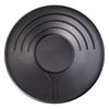SCIENCE Basic Black Gold Pan Gold Panning Dish Dish Guide Black 1 Plastic Panning Bowl "14in" "Panning (3-Riffle Type/Water Specification) Approx.
