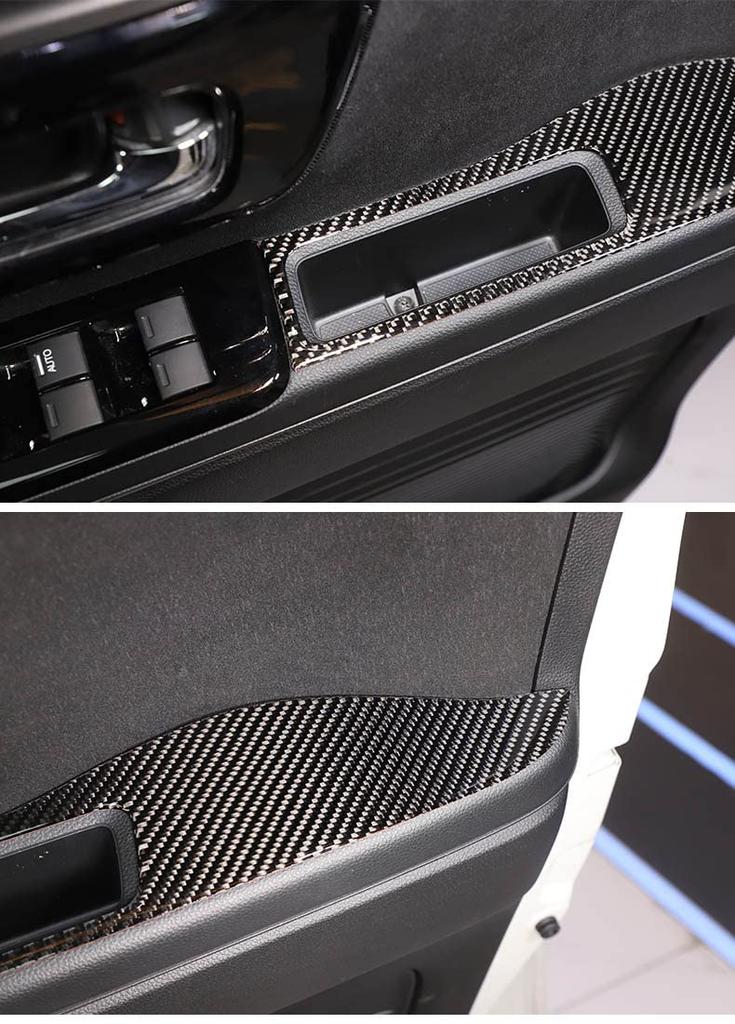 METYOUCAR Door Armrest Panel Stickers for Honda Door Pull Handle Inner Door Trim Grab Carbon Fiber Stain and Scratch Driver Side and Passenger Easy