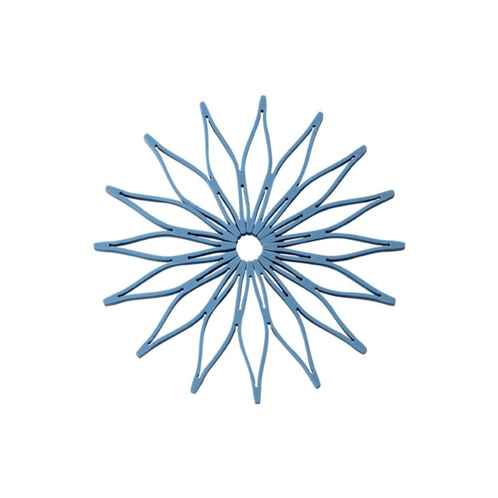 2pcs Foldable Silicone Coaster Non-slip Flexible Cup Mat Space-saving High Temperature Resistant Pot Handle Cover Bowl