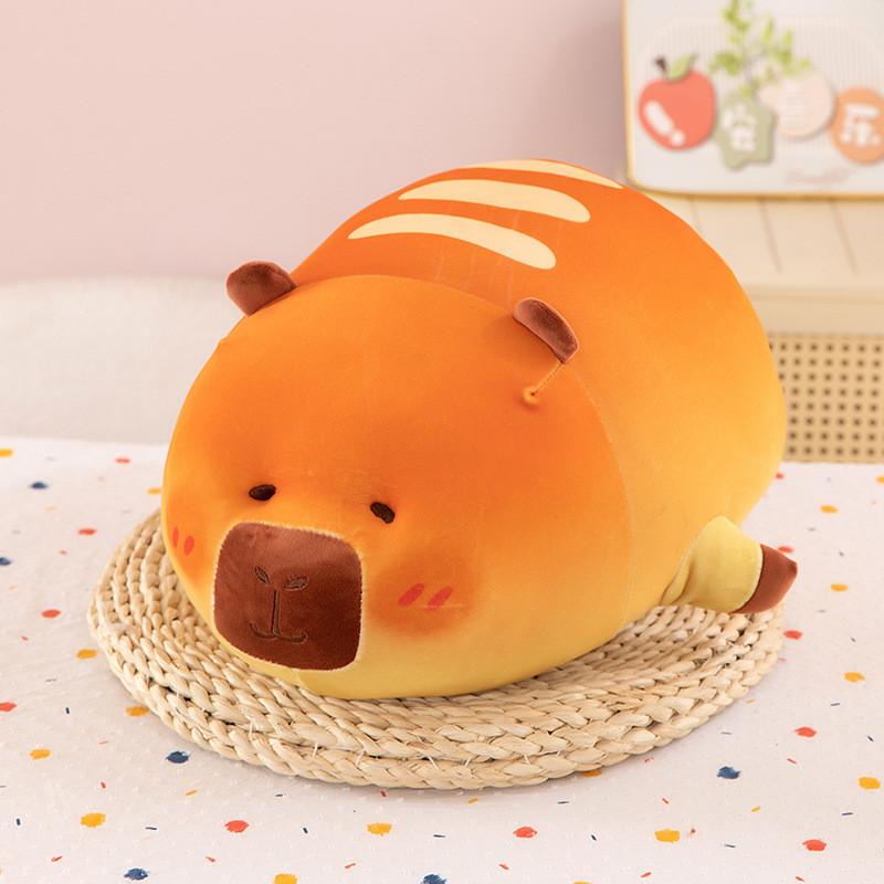 Cuter Baking Master Capybara Bread Plush Toy Pp Cotton Filling For Kids Decor