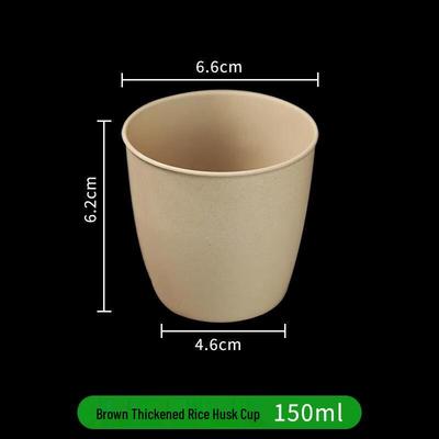 Disposable Rice Husk Cups