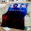 Supernatural Serie 3D Decke, Flanell Überwurfdecke für Zuhause Schlafzimmer Bett Sofa Wohnzimmer Picknick Büro Wandern Freizeit Nickerchen Geschenk