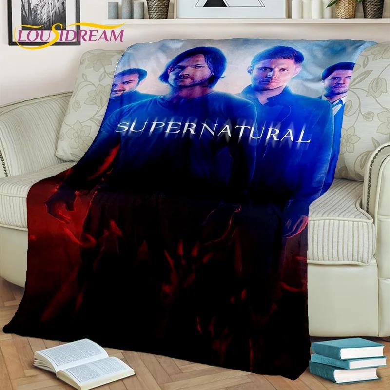 Supernatural Serie 3D Decke, Flanell Überwurfdecke für Zuhause Schlafzimmer Bett Sofa Wohnzimmer Picknick Büro Wandern Freizeit Nickerchen Geschenk
