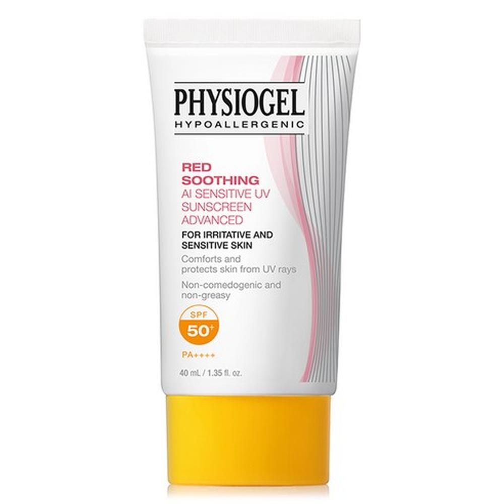 Physiogel Red Soothing AI Sensitive UV Sunscreen Advanced SPF50+ PA++++ 40ml Daily Protection Lightweight, Korean 40ml