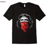 Che Guevara W Soviet Hammer and Sickle Red Bandana Cotton T Shirt Male Brand Teeshirt Men Summer Cotton T Shirt