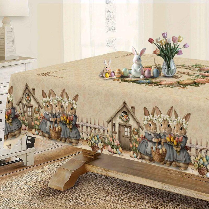 Creative Tablecloth, Home Dining Table, Dustproof, Festive Restaurant Atmosphere, Decorative Tablecloth