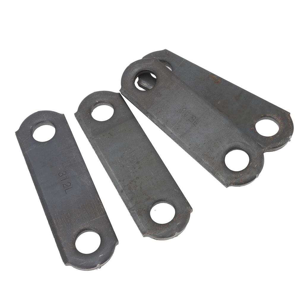4PCS Trailer Spring Shackle Strap Links 3 1 8in Length Heavy Duty Steel for Double Eye Leaf Spring