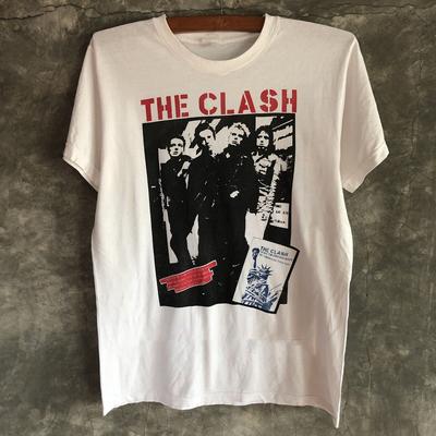 The Clash Rock Punk Band Tour Music Cotton  Full Size DI817 Unisex T-Shirt