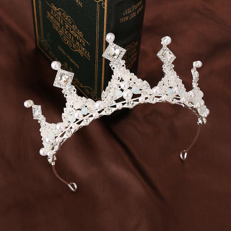 Korean Princess Crystal Headband: Children's Alloy Crown for Birthdays and Performances