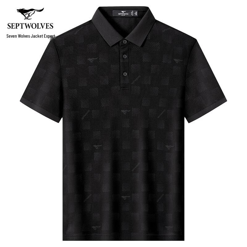 SEPTWOLVES Men's Cooling Anti-bacterial Polo T-shirt