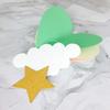 3D Heart & Hot Air Balloon Ornaments for Kindergarten Birthday Party Decor