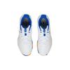New LiNing Sound Waves 2 Generations Cushioned Slip Resistant Abrasion Resistant Low Top Badminton Shoes Unisex White Blue AYTS016-6
