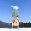 Capybara Printed Straw Cup Portable Sports Cup Creative Water Bottle  Outdoor Travel