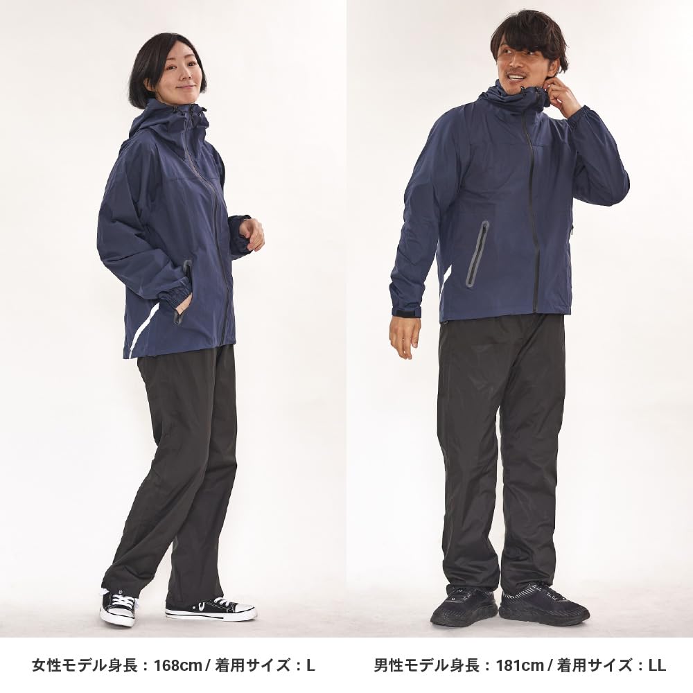 Rain Suit Stretch Waterproof Breathable 4WAY Stretch Rain Suit 4WAY Stretch Shield EX Navy 4L [Document]